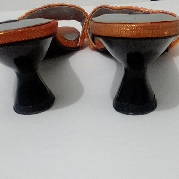 Lu & Natty orange heel sandals - Picture 7 of 8
